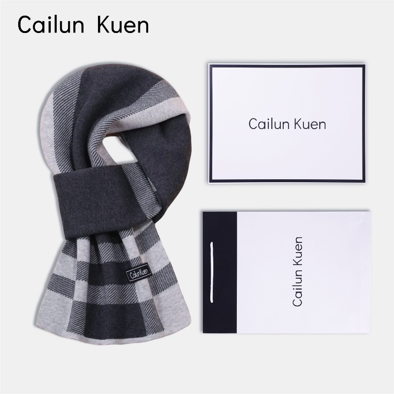Muffler Men Wool - Sciarpa versatile in misto lana da