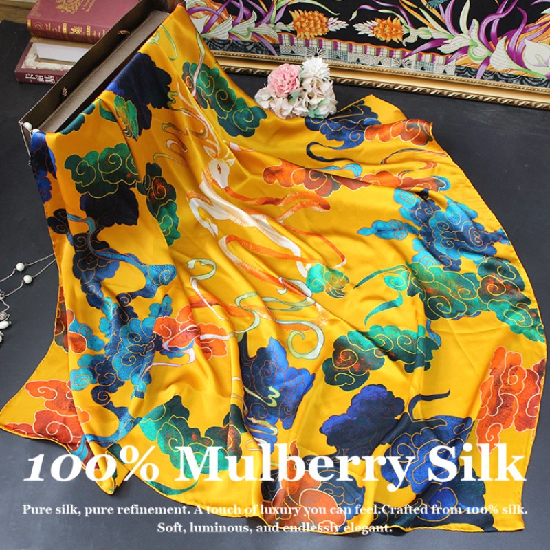 Pashmina Wrap Large - Nuovo Lussuoso Sciarpa Quadrata Grande 110x110cm
