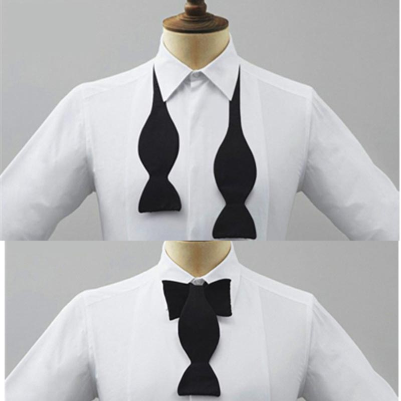 Bow Tie Pre Tied - Papillon formale da uomo, pre-annodato e
