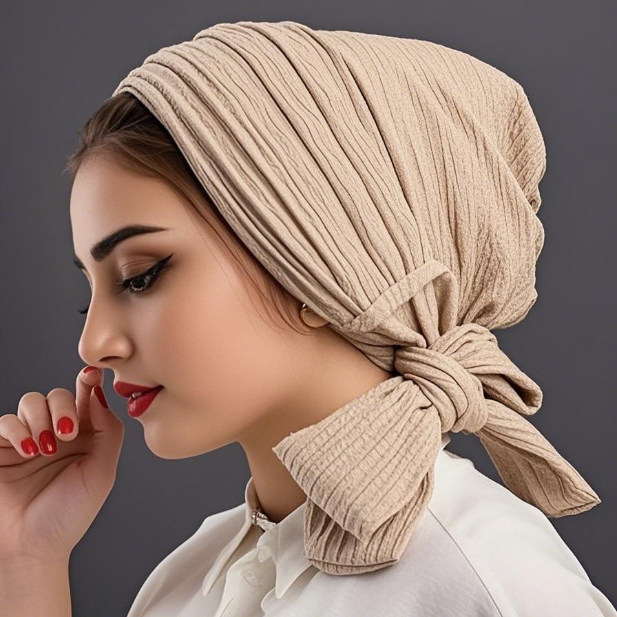 Head Wrap Turban - Cappello turbante con nodo a molla