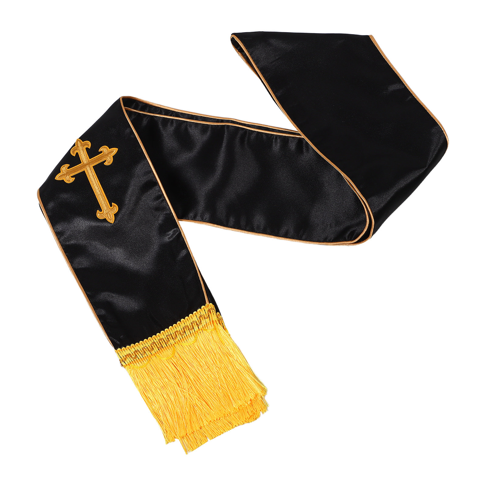 Stole Wedding Shawl - Stola da Cerimonia Nuziale Ricamata Nera