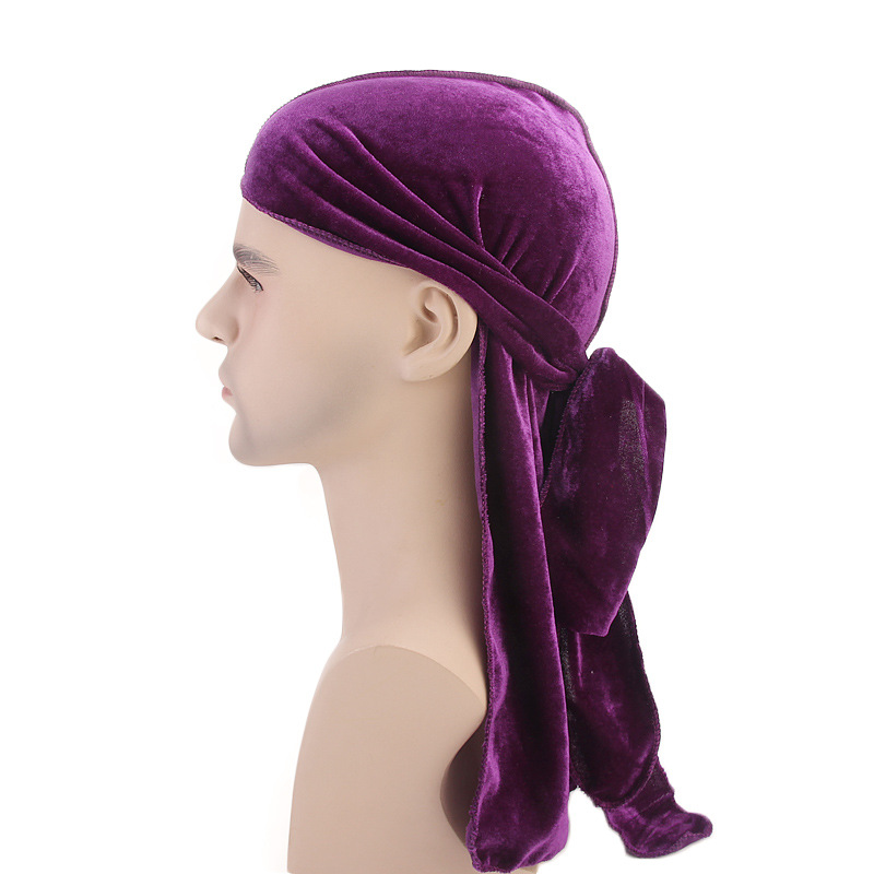 Bandana Doo Rag - Nuovi Uomini di Lusso di Velluto