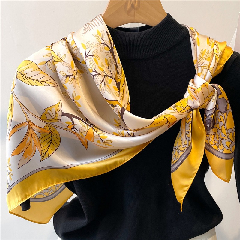 Face Scarf Mask - 1 pz 70 cm Foglia cadute
