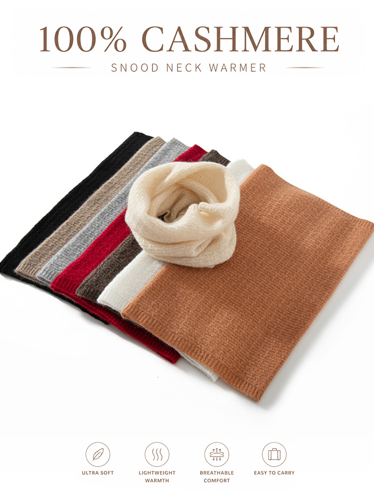 Infinity Scarf Knit - Scaldacollo in Cashmere Puro al 100%