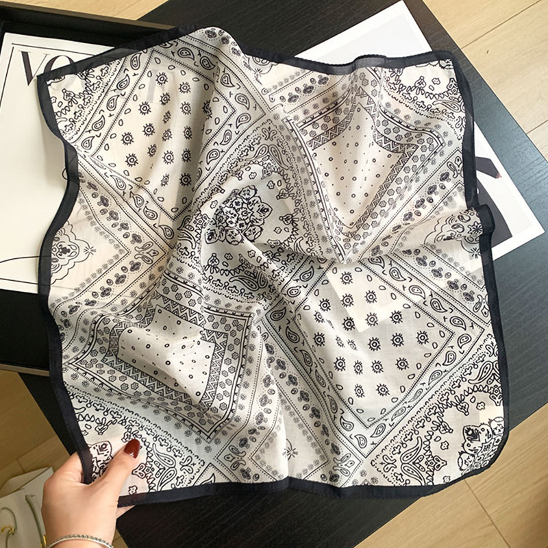 Bandana Cotton - 70% cotone 30% Sciarpa di seta