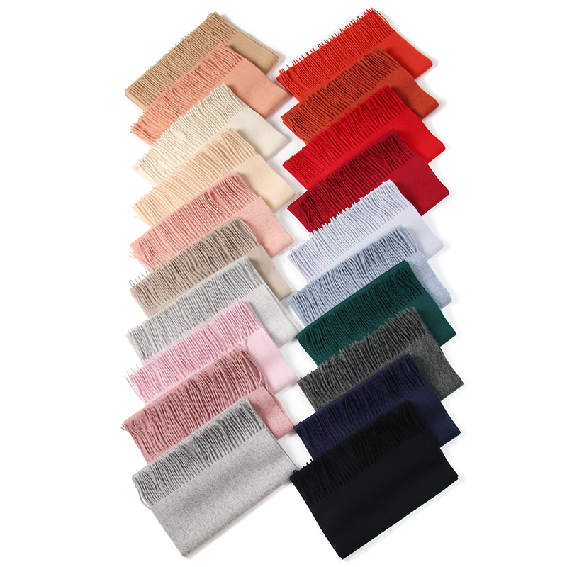 Muffler Men Wool - LONGMING 100% lana merino scialle lavorato