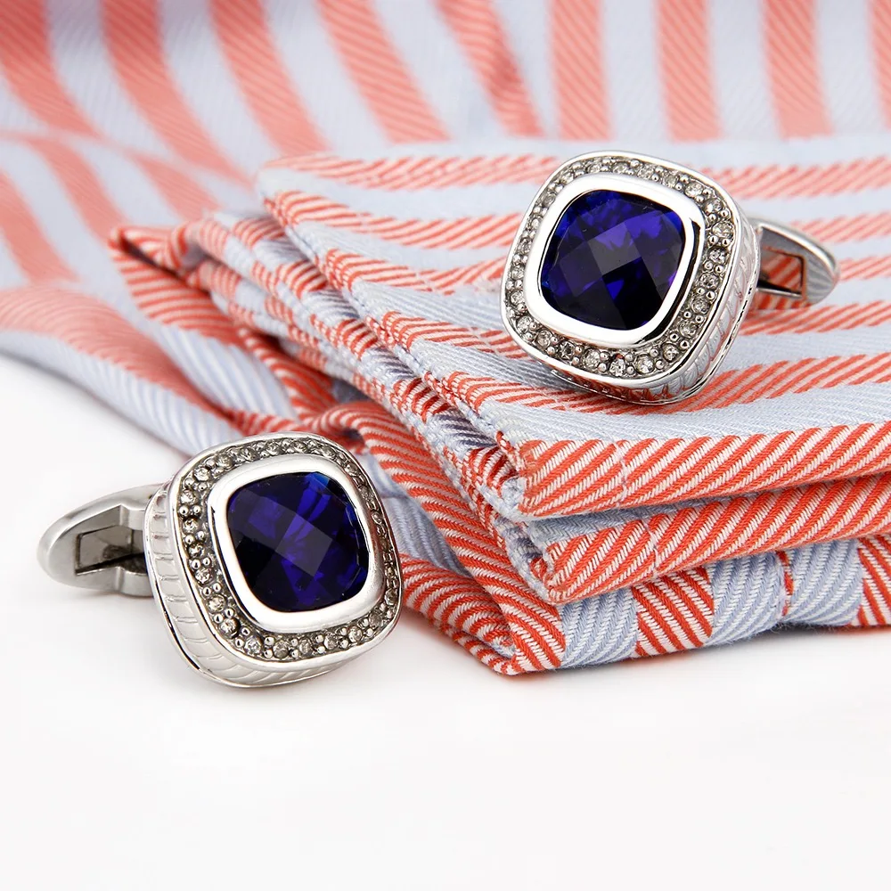 Tie Clip Silver - Gemelli per camicia da uomo di