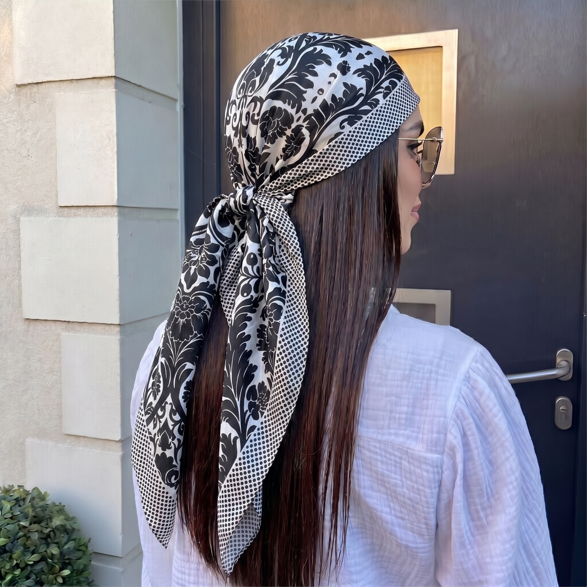 Pashmina Wrap Large - NUOVO Foulard Quadrato in Seta da