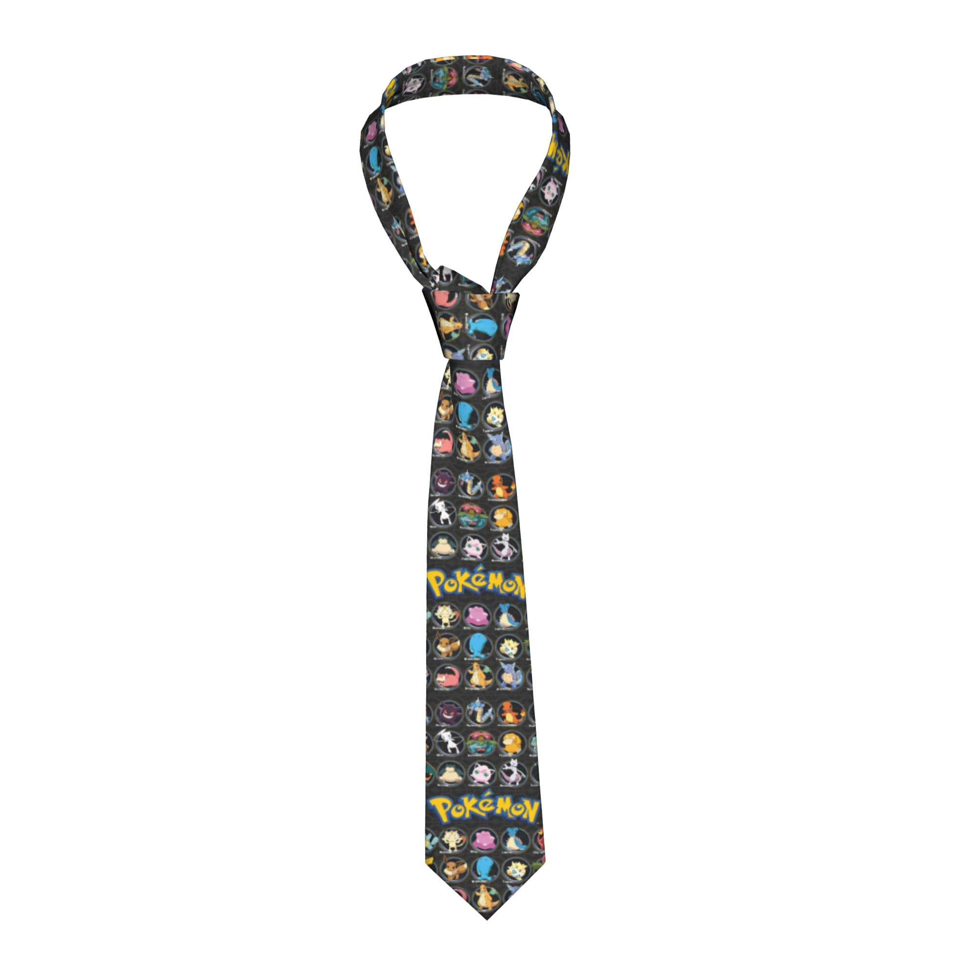Skinny Tie Men - Cravatte con Personaggi dei Cartoni Animati