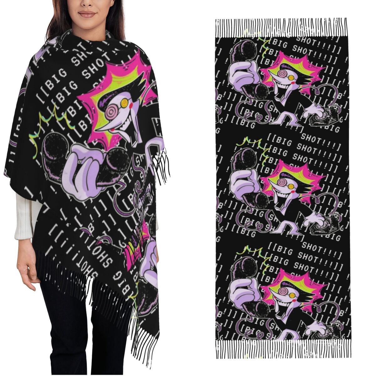 Pashmina Wrap Large - Deltarune Scialle avvolgente per donna invernale