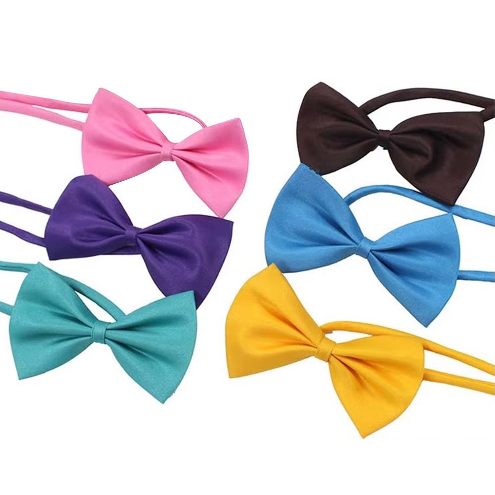 Bow Tie Pre Tied - Elegante Papillon per Bambini, Regolabile, Tinta