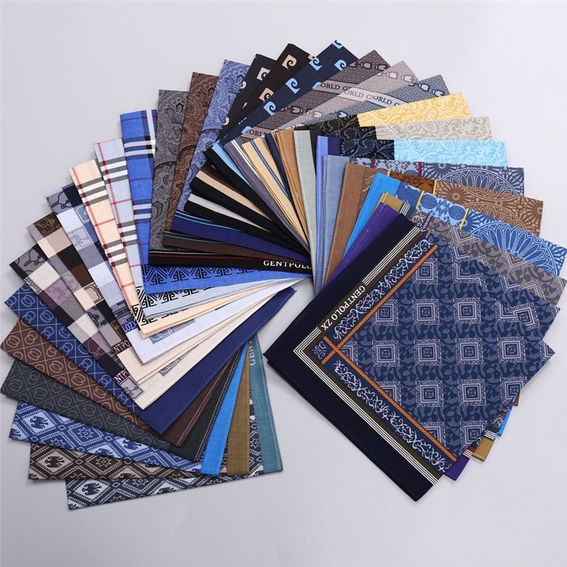 Handkerchief Cotton Men - 3 pezzi da uomo in puro