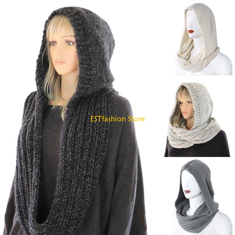 Infinity Scarf Knit - Y5GC Cappuccio invernale in maglia da