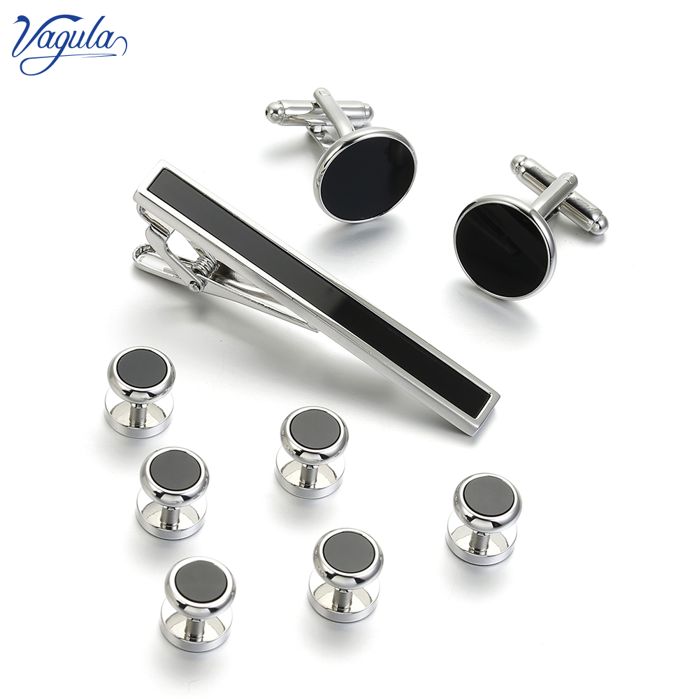 Tie Bar Set Gift - VAGULA 9 PZ Tie bar Gemelli