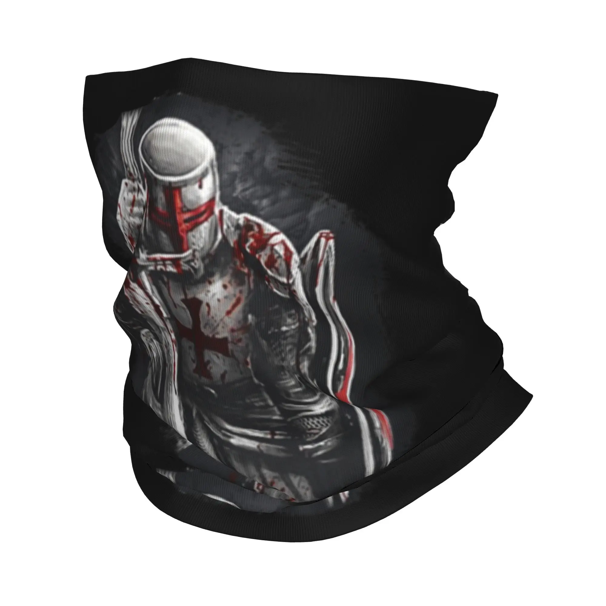 Neck Warmer Tube - Scaldacollo Invernale Brave Rosary Crusader Warrior,