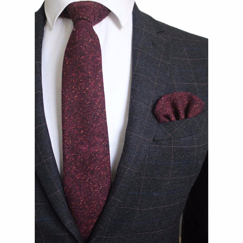 Handkerchief Cotton Men - Ricnais 8 cm Cravatta in lana
