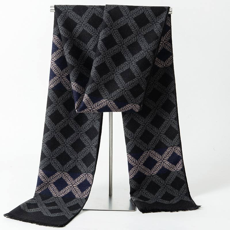 Muffler Men Wool - Designer di marca Plaid Inverno Uomo