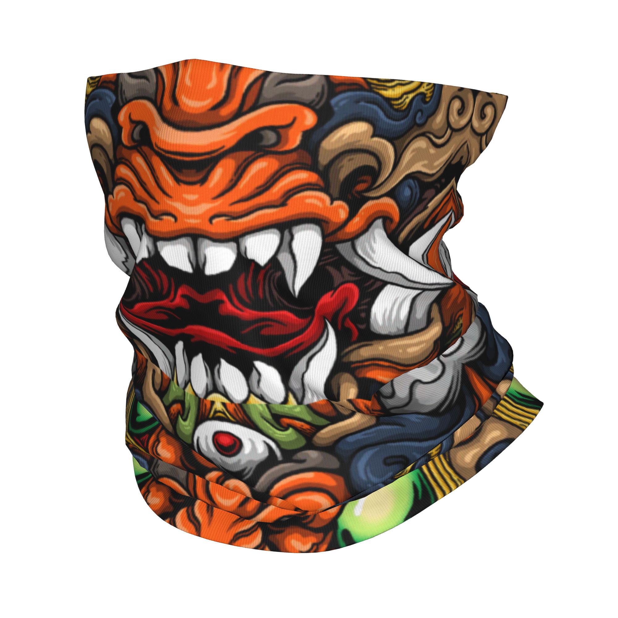 Neck Warmer Tube - Personalizzato Samurai Demone Oni Inverno Fascia