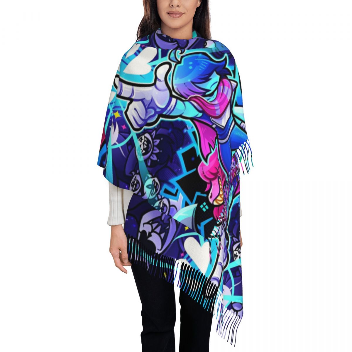 Deltarunes Scialle Avvolge Sci - Pashmina Wrap Large recensione e prezzo