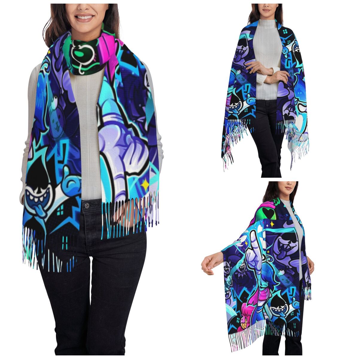 Deltarunes Scialle Avvolge Sci - Pashmina Wrap Large recensione e prezzo