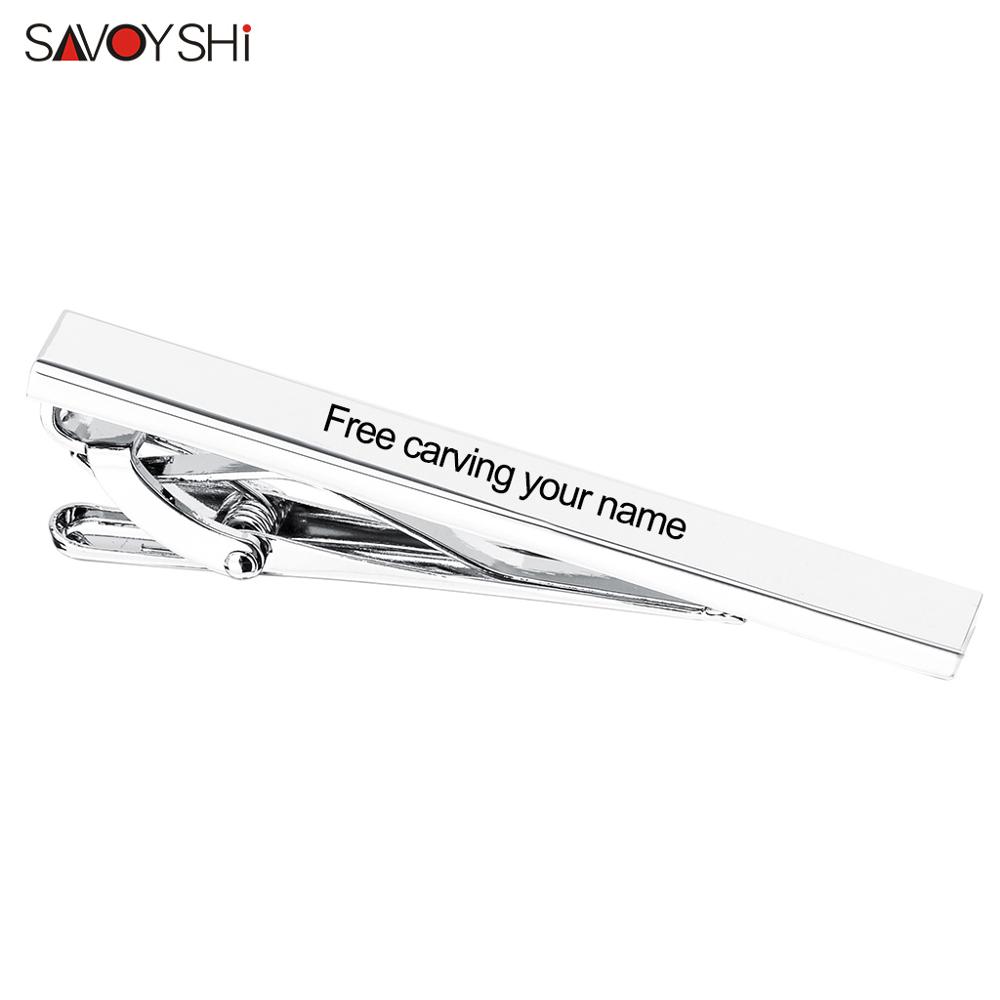 SAVOYSHI Incisione gratuita No - Tie Bar Set Gift recensione e prezzo
