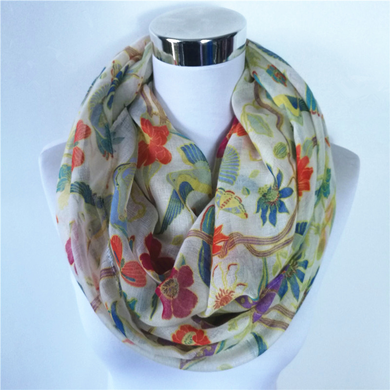 New Magpie Bird stampa Viscosa - Infinity Scarf Knit recensione e prezzo