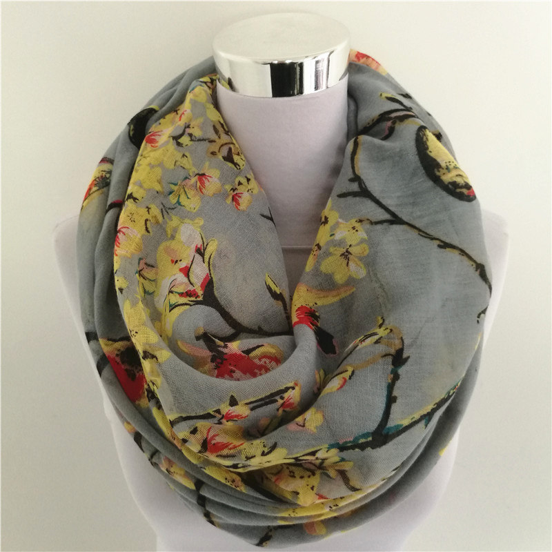 New Magpie Bird stampa Viscosa - Infinity Scarf Knit recensione e prezzo