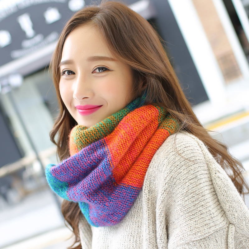 VISROVER Sciarpe colorate Donn - Infinity Scarf Knit recensione e prezzo