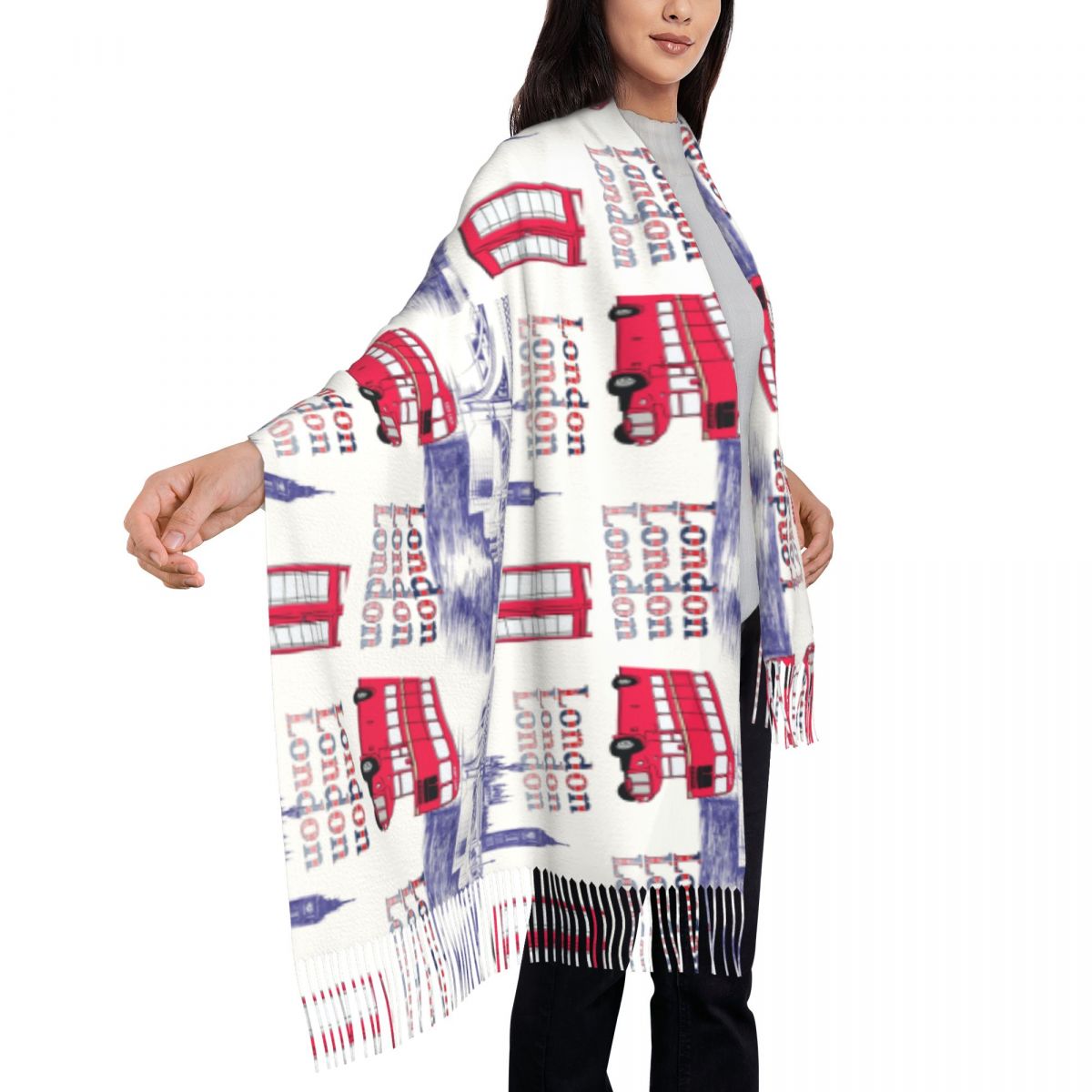 Londra Inghilterra Scene Scial - Pashmina Wrap Large recensione e prezzo