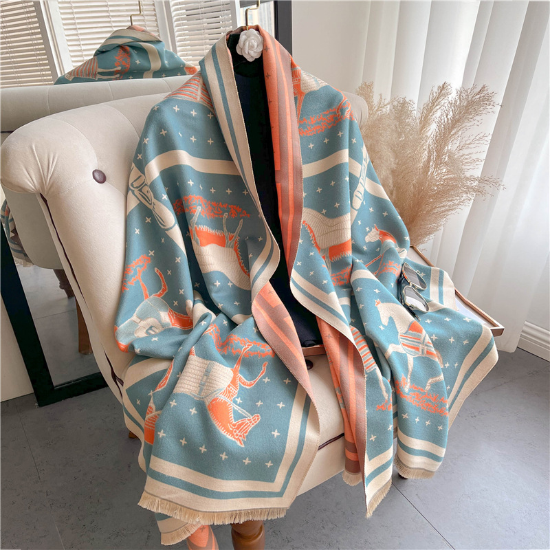 Di lusso Cavallo Stampa Copert - Woven Scarf Blanket recensione e prezzo