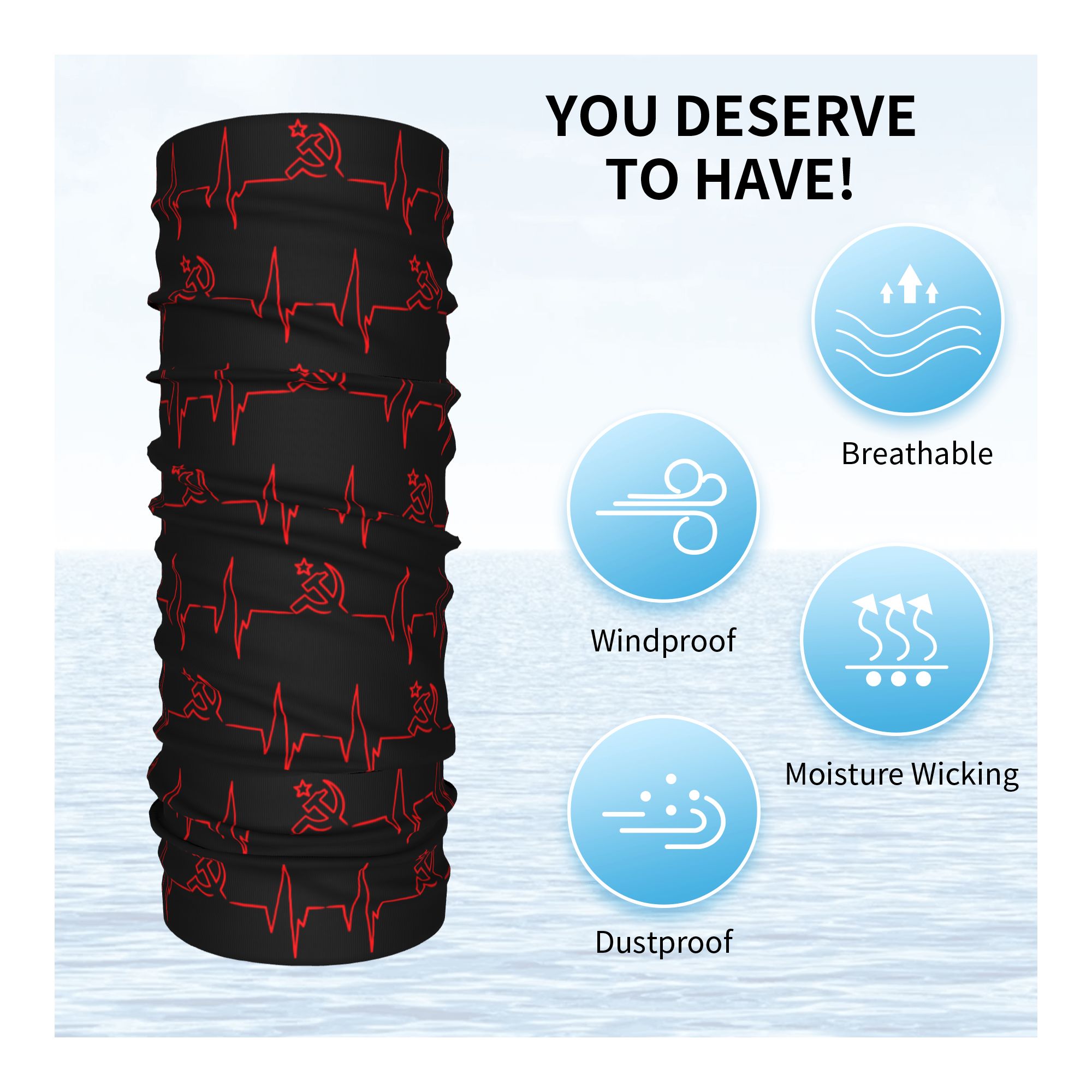 Battito cardiaco personalizzat - Neck Warmer Tube recensione e prezzo
