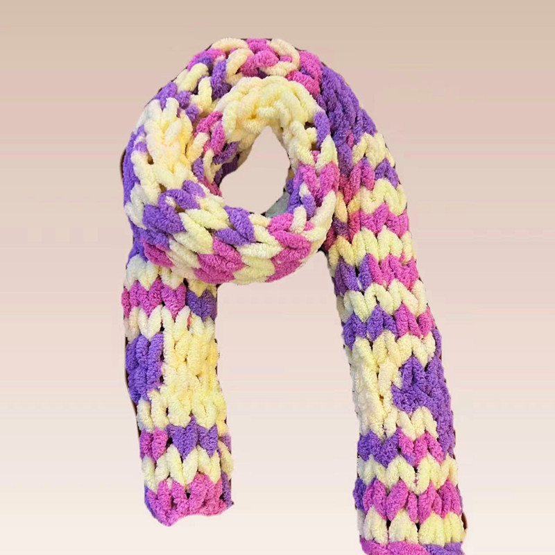 Filato ciniglia voluminoso e m - Woven Scarf Blanket recensione e prezzo