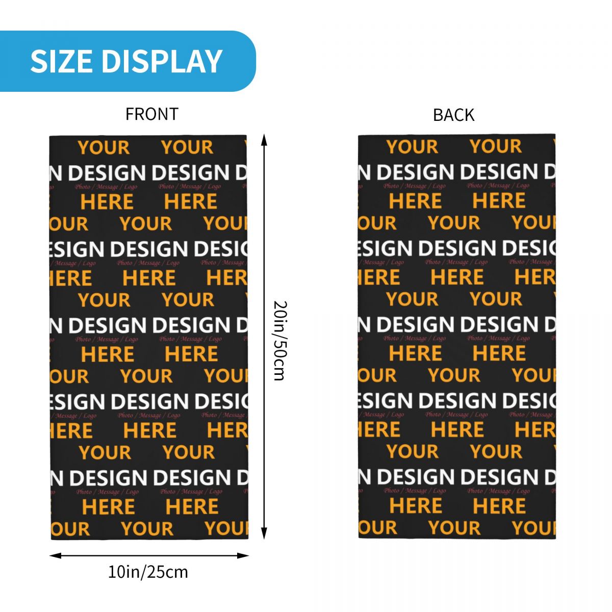 Personalizza il tuo design qui - Neck Warmer Tube recensione e prezzo
