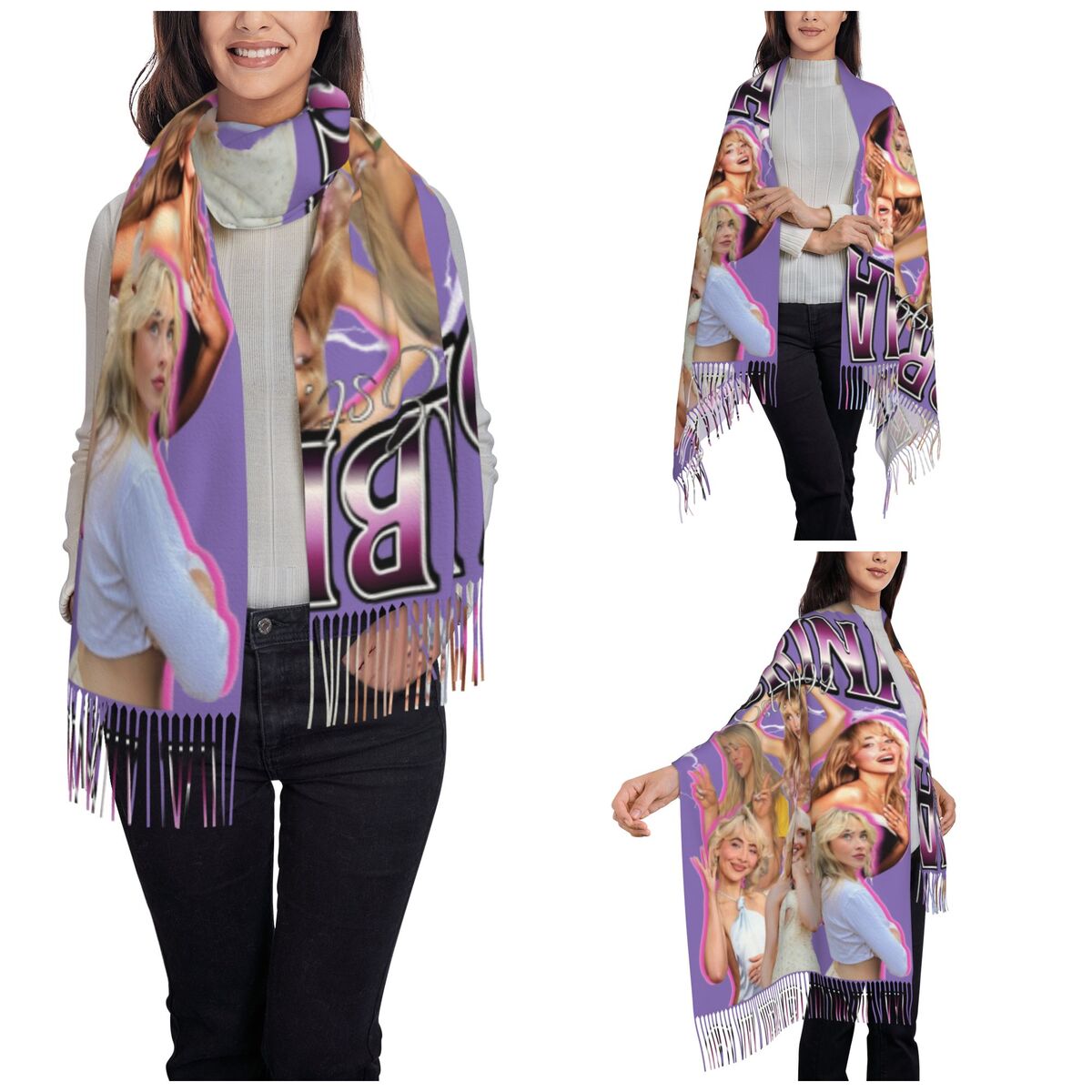 Sabrina Carpenter anni '90 Sci - Pashmina Wrap Large recensione e prezzo