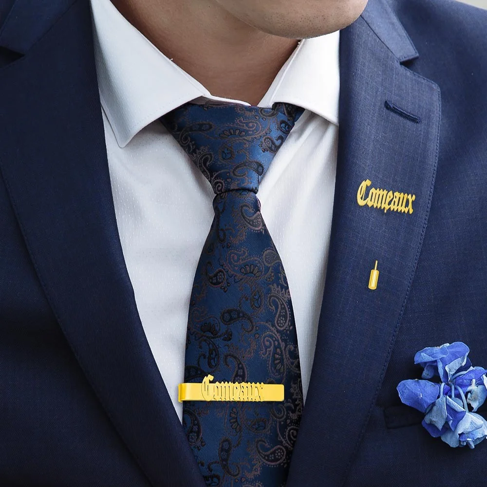 Gemelli personalizzati/Pin con - Tie Bar Set Gift recensione e prezzo