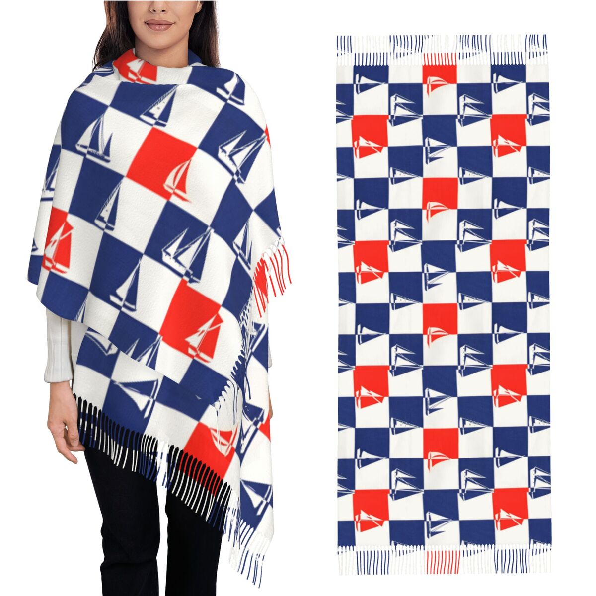 Sciarpa dell'oceano per nave a - Pashmina Wrap Large recensione e prezzo