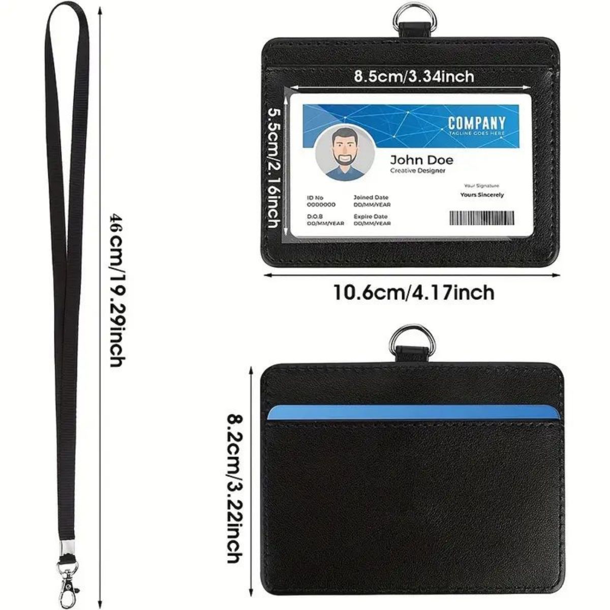 1 porta badge orizzontale con  - Lanyard Badge Holder recensione e prezzo