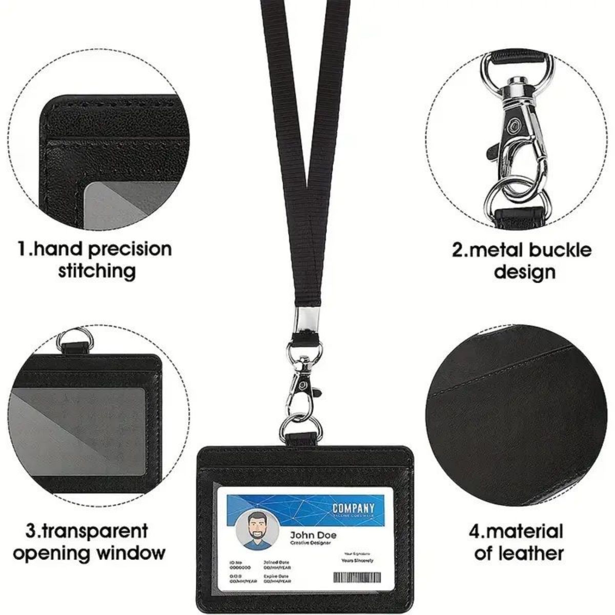 1 porta badge orizzontale con  - Lanyard Badge Holder recensione e prezzo