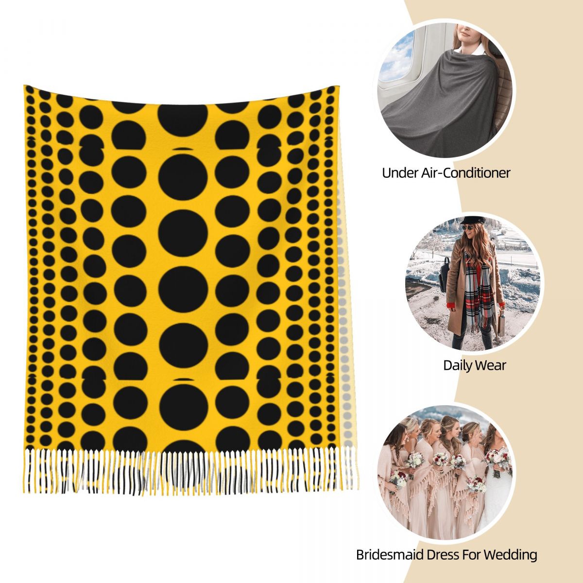 Sciarpa a pois Infinity per do - Infinity Scarf Knit recensione e prezzo