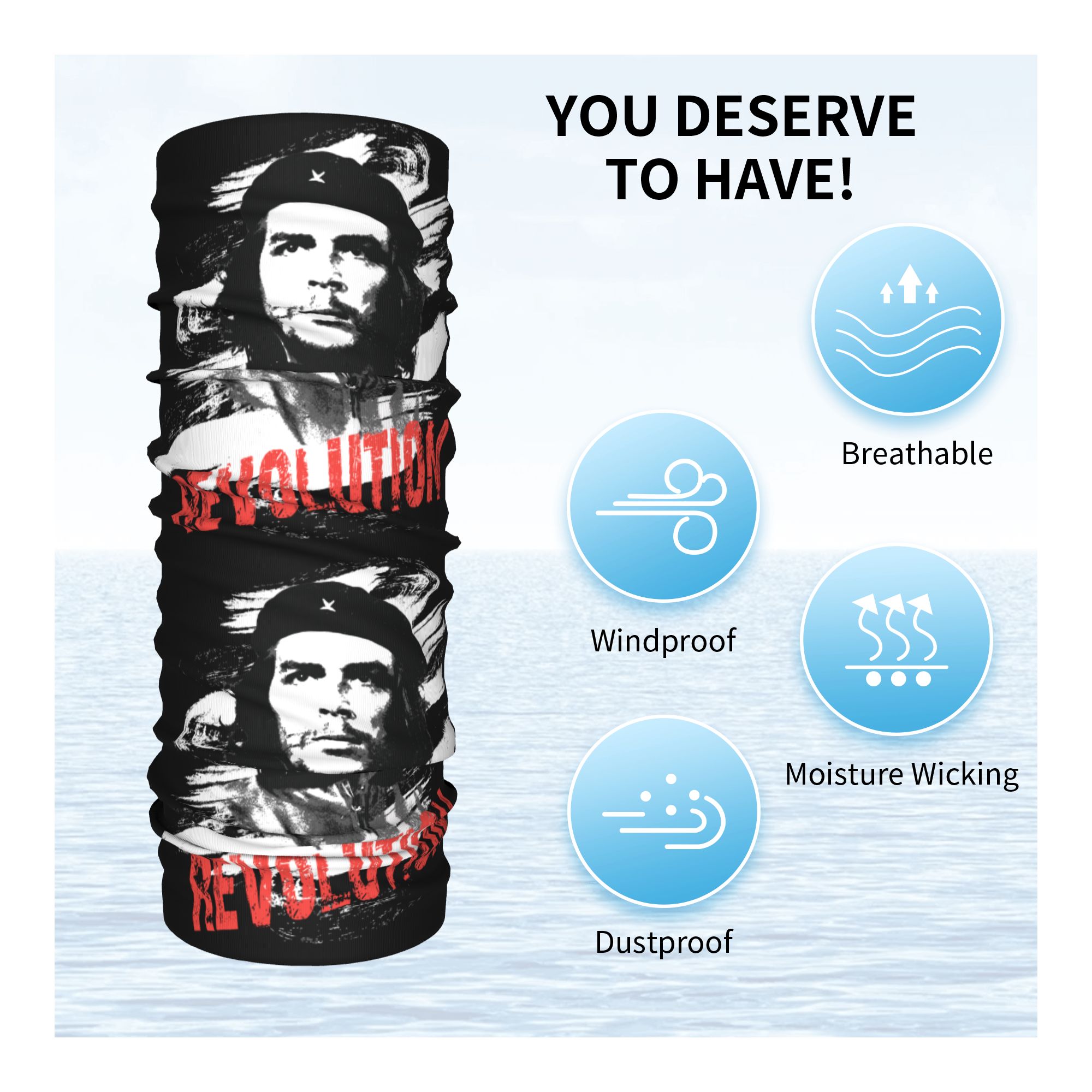 Personalizzato Che Guevara Rev - Neck Warmer Tube recensione e prezzo