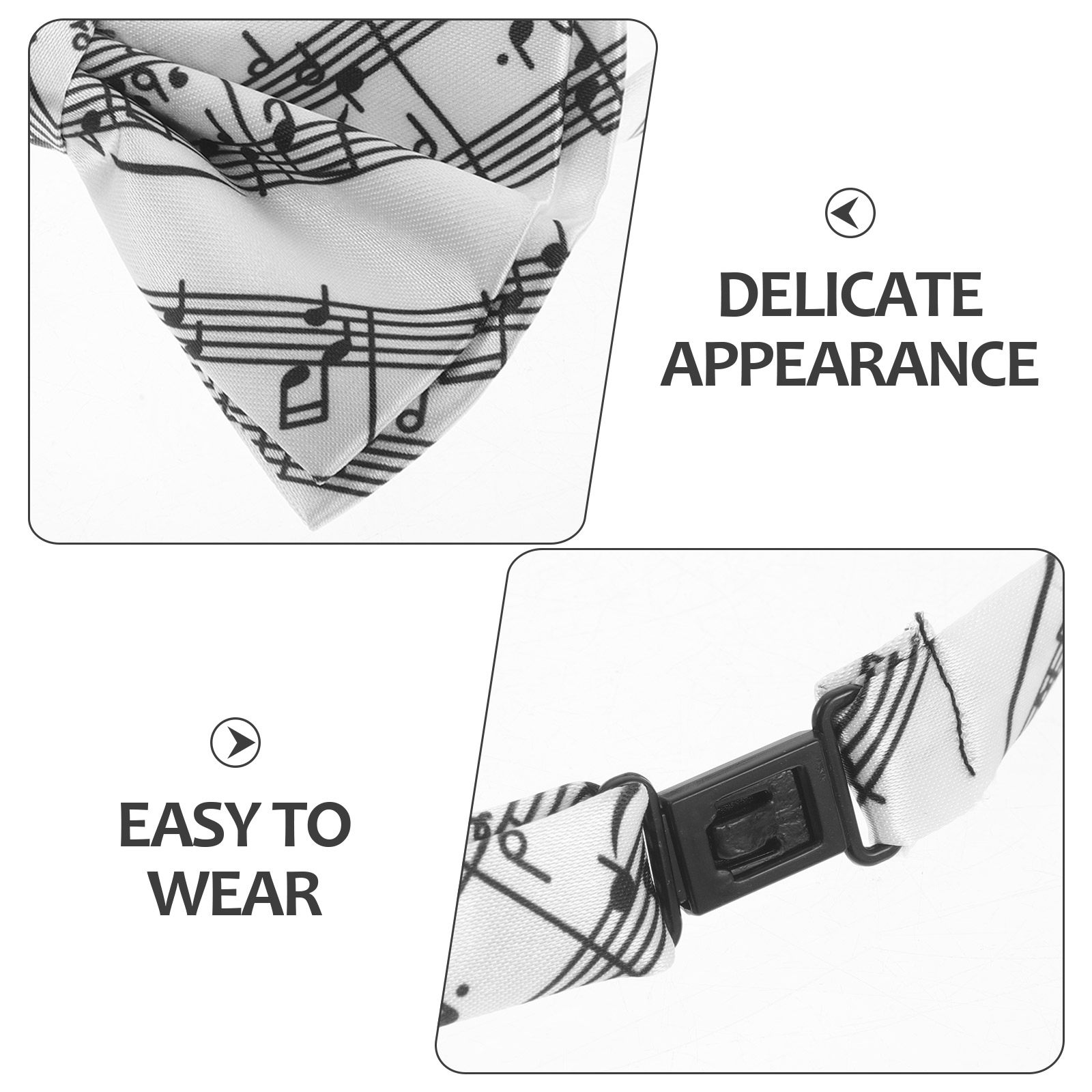 Set di 3 Papillon a Tema Music - Bow Tie Pre Tied recensione e prezzo