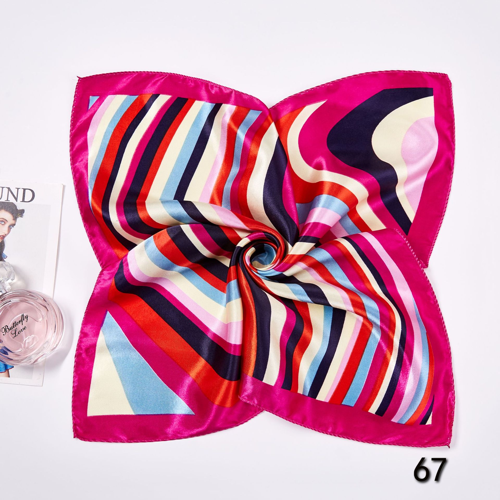 Sciarpe di seta quadrate 50 *  - Ascot Neck Scarf recensione e prezzo