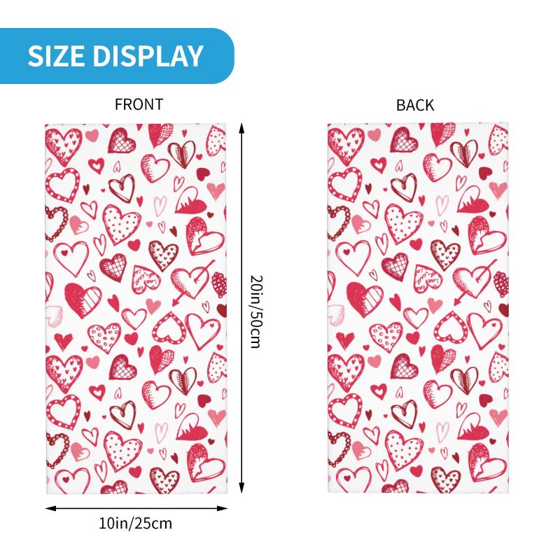 Scaldacollo Bandana con Cuori  - Neck Warmer Tube recensione e prezzo