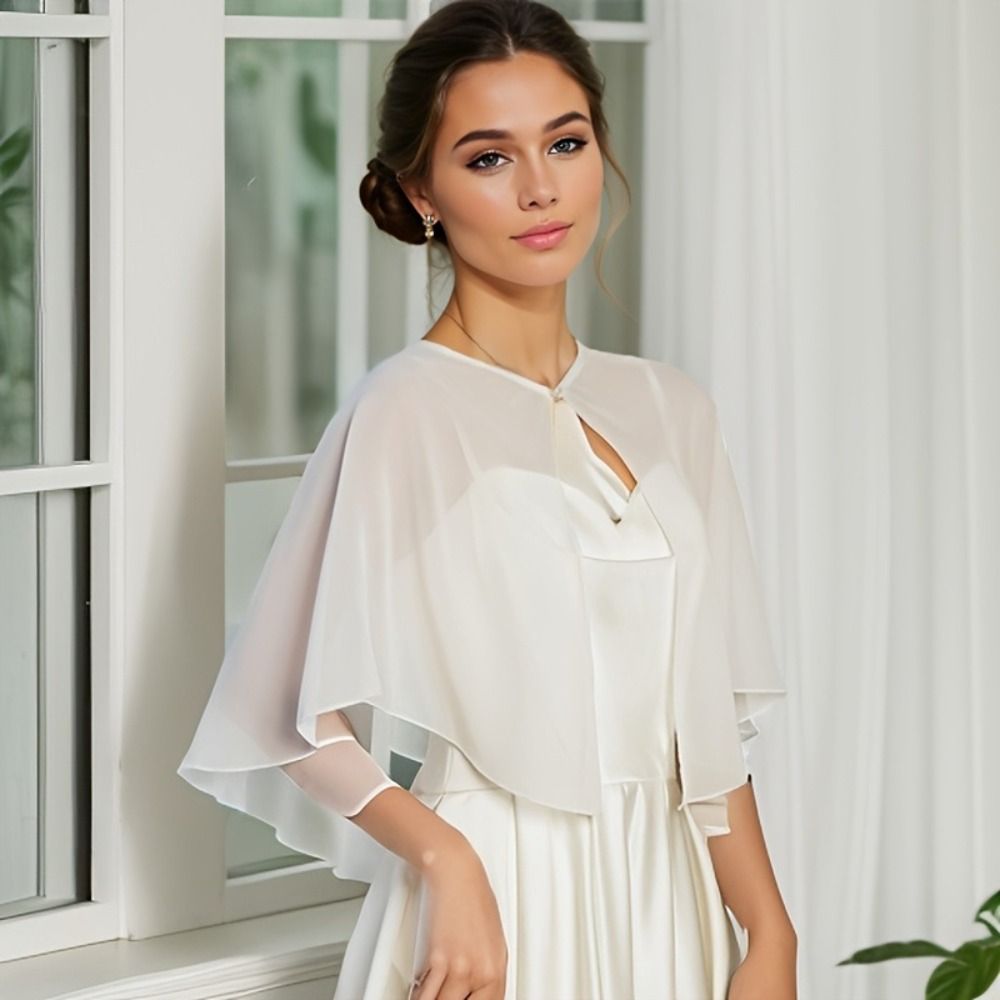 Mantella vintage in chiffon tr - Stole Wedding Shawl recensione e prezzo
