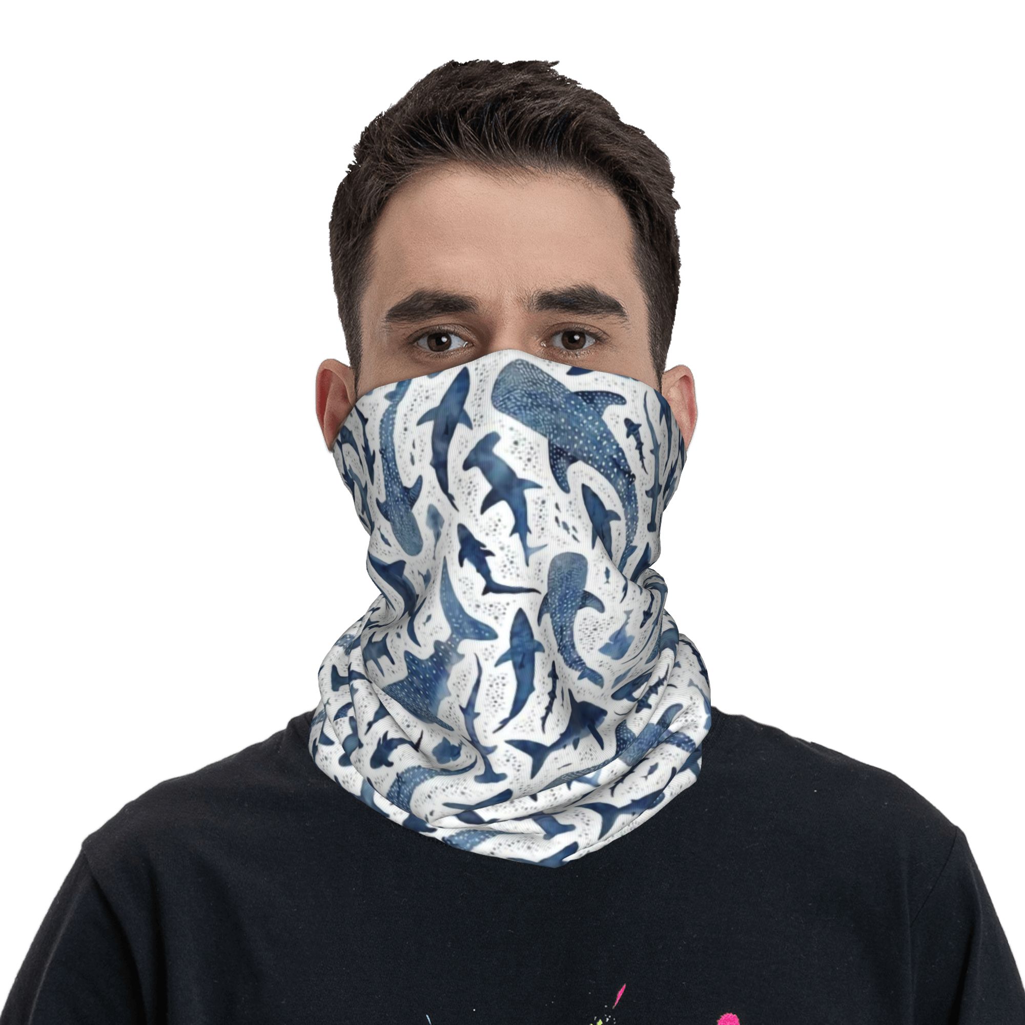 Personalizzato blu acquerello  - Neck Warmer Tube recensione e prezzo