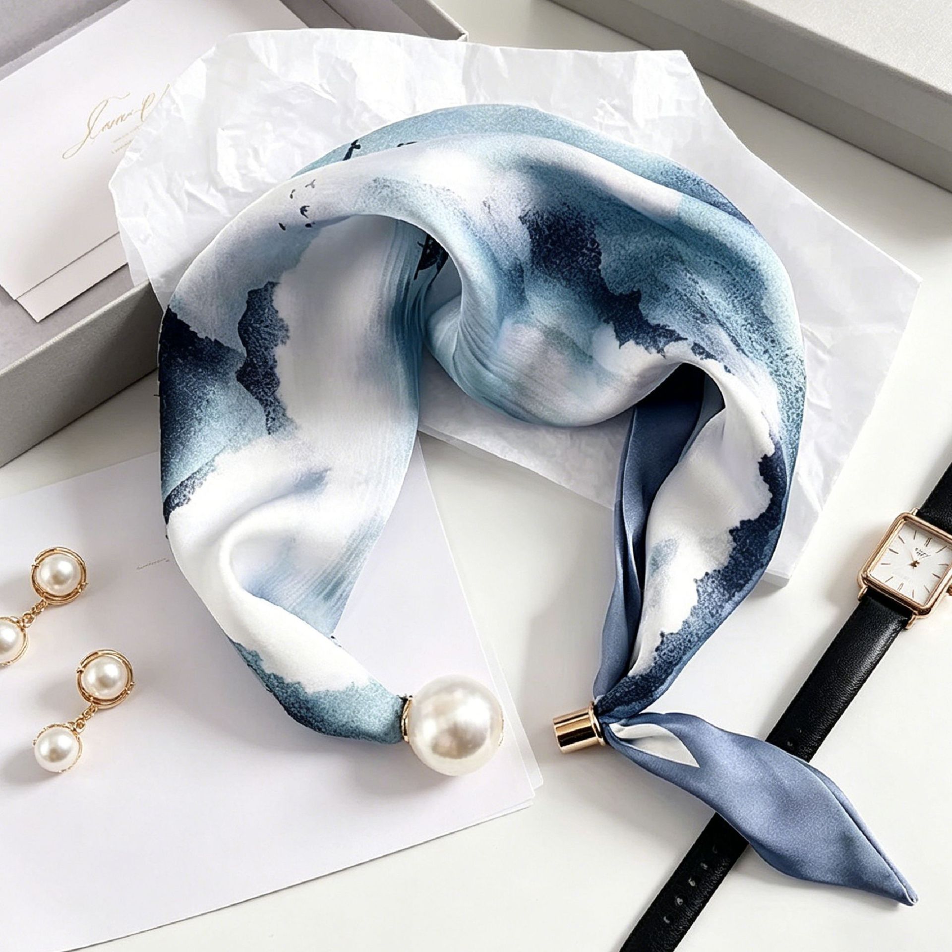 Eleganti Sciarpe Chic con Stri - Ascot Neck Scarf recensione e prezzo
