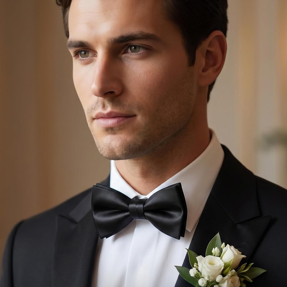 Set di 2 Papillon Neri, Papill - Bow Tie Pre Tied recensione e prezzo