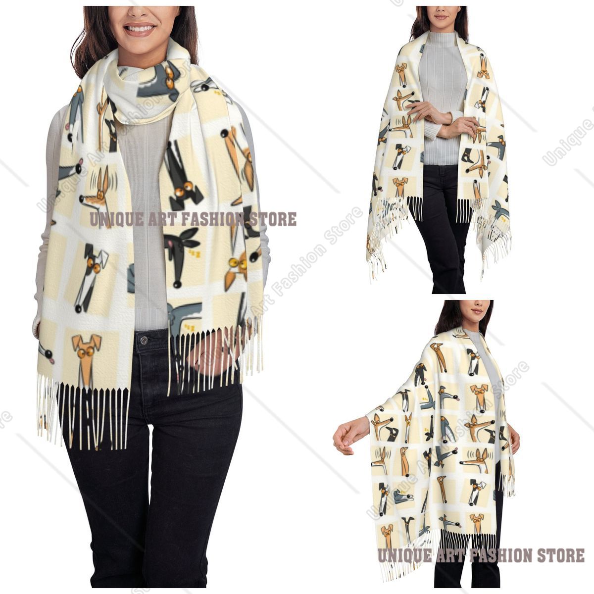 Sciarpa con nappe da donna Hea - Pashmina Wrap Large recensione e prezzo