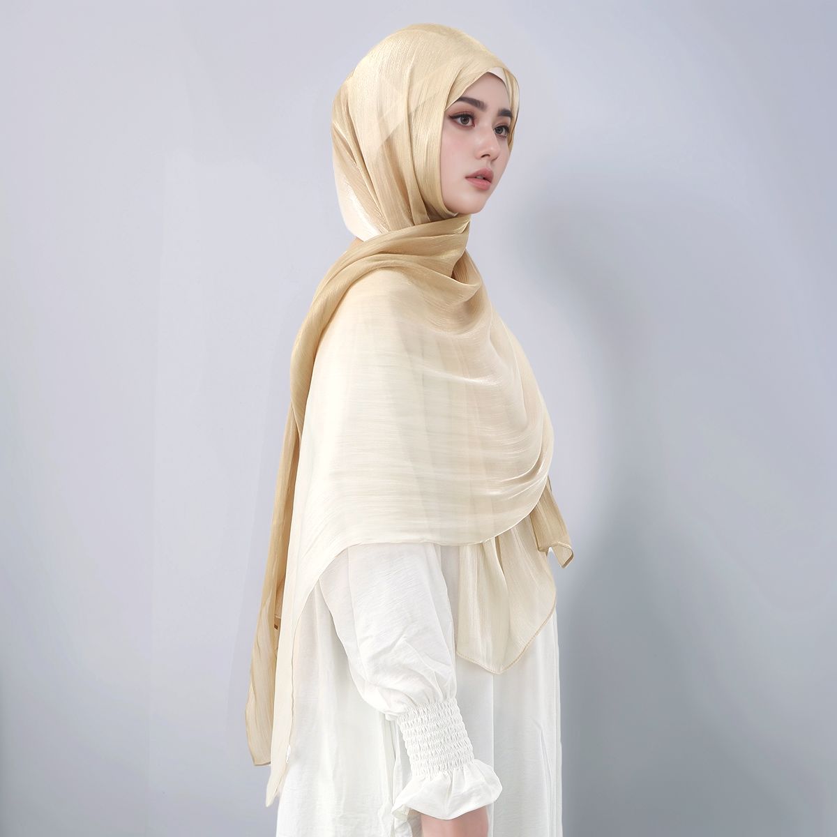 Sciarpa Hijab di seta scintill - Head Wrap Turban recensione e prezzo