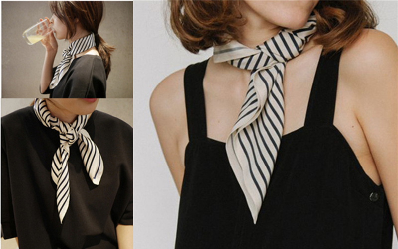 Sciarpe quadrate con cornice c - Silk Tie Striped recensione e prezzo